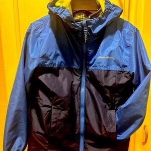 Eddie Bauer Kids Water proof fleece lined Jacket/Hoodie  Sm 7/8